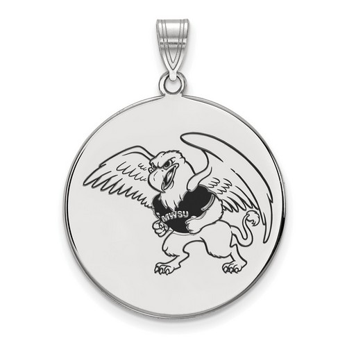 Missouri Western State University Griffons XL Sterling Silver Disc Pendant