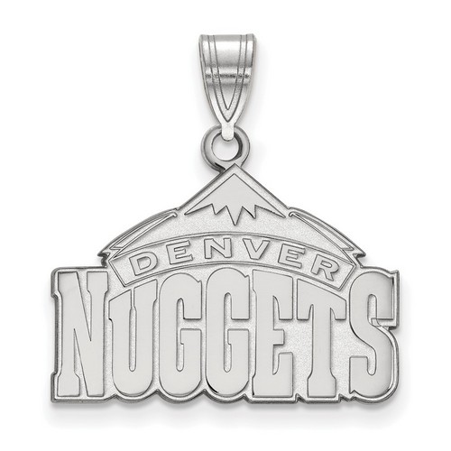 Denver Nuggets Medium Pendant in Sterling Silver 3.07 gr