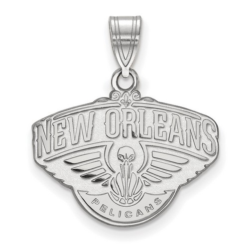New Orleans Pelicans Medium Pendant in Sterling Silver 1.67 gr