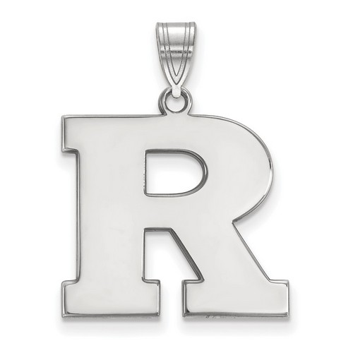 Rutgers University Scarlet Knights Large Pendant in Sterling Silver 3.69 gr