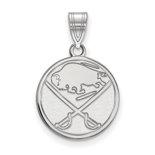 Buffalo Sabres Medium Pendant in Sterling Silver 2.26 gr