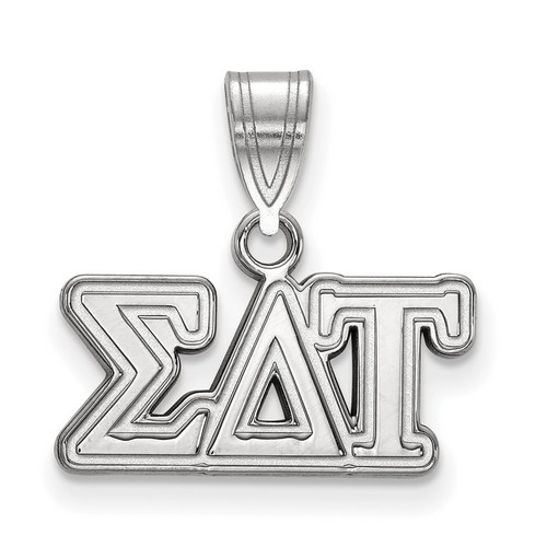 Sigma Delta Tau Sorority Medium Pendant in Sterling Silver 1.82 gr