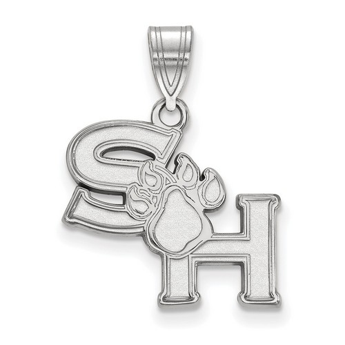 Sam Houston State University Bearkats Medium Pendant in Sterling Silver 1.71 gr