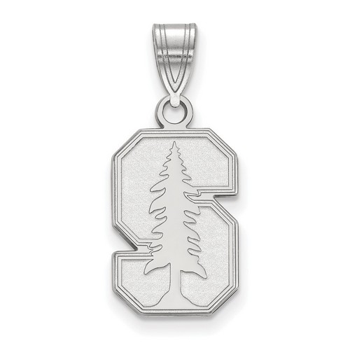 Stanford University Cardinal Medium Pendant in Sterling Silver 1.67 gr