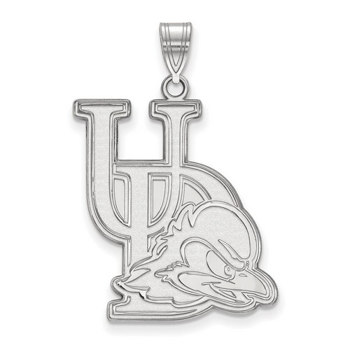 University of Delaware Fightin' Blue Hens XL Pendant in Sterling Silver 3.84 gr