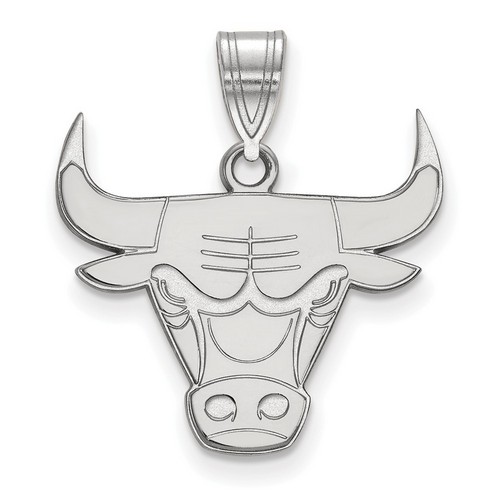 Chicago Bulls Large Pendant in Sterling Silver 2.11 gr