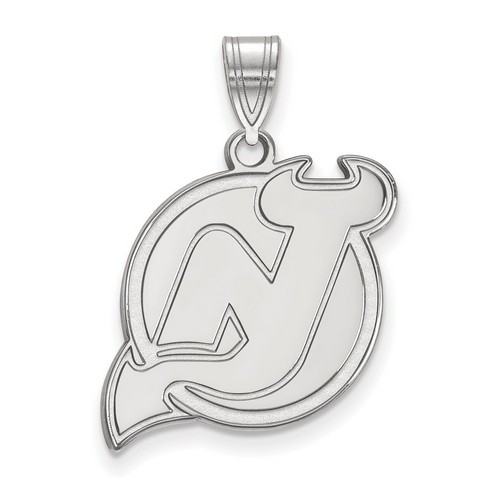 New Jersey Devils Large Pendant in Sterling Silver 2.88 gr