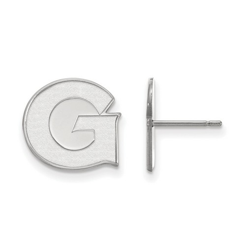 Georgetown University Hoyas Small Post Earrings in Sterling Silver 2.12 gr