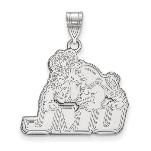 James Madison University Dukes Large Pendant in Sterling Silver 3.38 gr