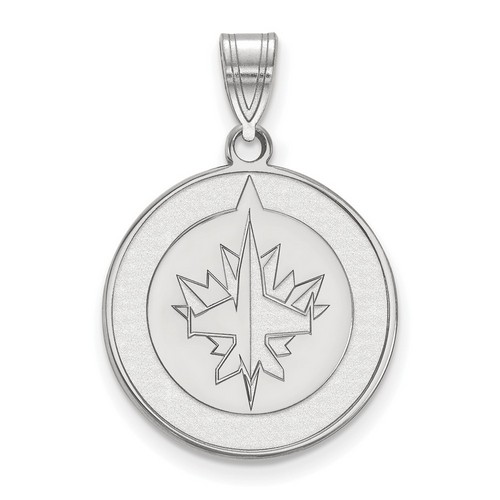 Winnipeg Jets Large Pendant in Sterling Silver 3.02 gr