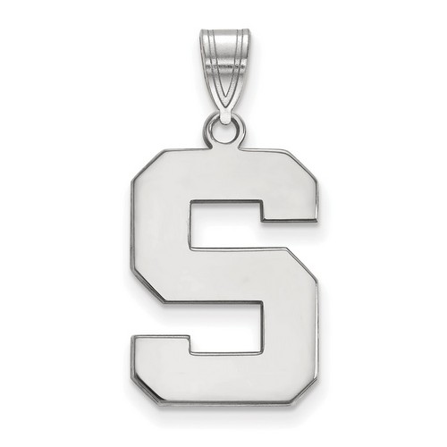 Michigan State University Spartans Large Pendant in Sterling Silver 2.47 gr