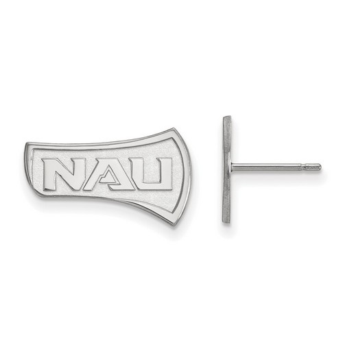 Northern Arizona University Lumberjacks Small Sterling Silver Post Earrings