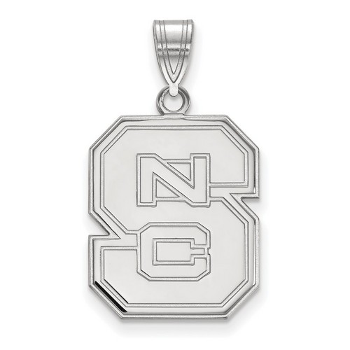 North Carolina State University Wolfpack Large Sterling Silver Pendant 3.24 gr