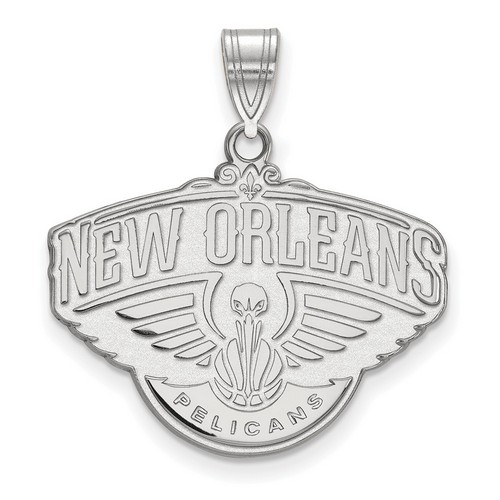 New Orleans Pelicans Large Pendant in Sterling Silver 3.65 gr