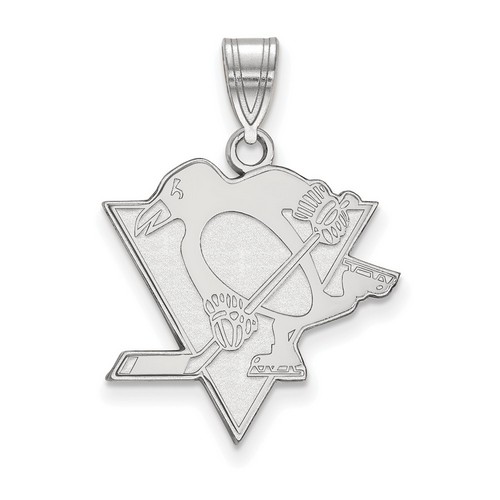 Pittsburgh Penguins Large Pendant in Sterling Silver 2.27 gr