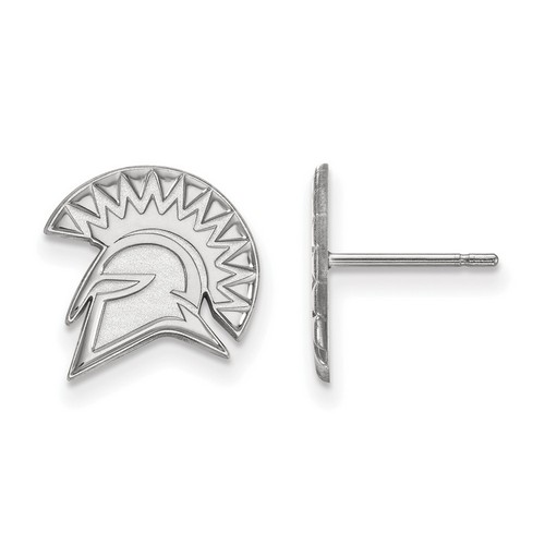 San Jose State University Spartans Small Sterling Silver Post Earrings 1.57 gr