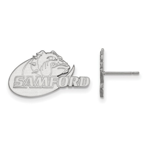 Samford University Bulldogs Small Post Earrings in Sterling Silver 2.57 gr