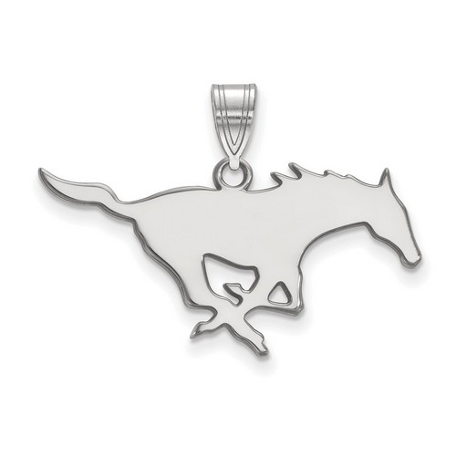 Southern Methodist University SMU Mustangs Large Sterling Silver Pendant 2.39 gr
