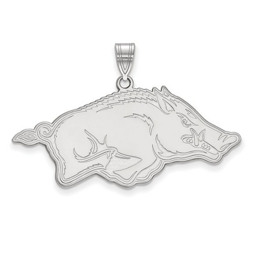 University of Arkansas Razorbacks Large Sterling Silver Pendant 5.20 gr