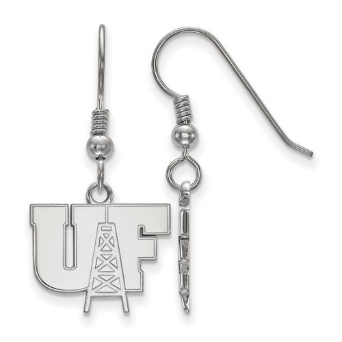 University of Findlay Oilers Small Dangle Earrings in Sterling Silver 2.51 gr