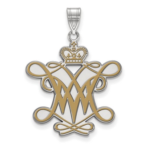 College of William & Mary Tribe XL Pendant in Sterling Silver 3.66 gr