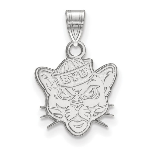 Brigham Young University Cougars Small Pendant in Sterling Silver 1.40 gr
