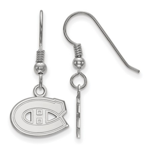 Montreal Canadiens XS Dangle Earrings in Sterling Silver 1.92 gr