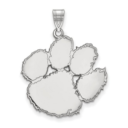 Clemson University Tigers XL Pendant in Sterling Silver 5.51 gr