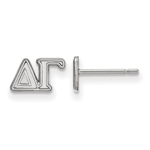 Delta Gamma Sorority XS Post Earrings in Sterling Silver 1.03 gr