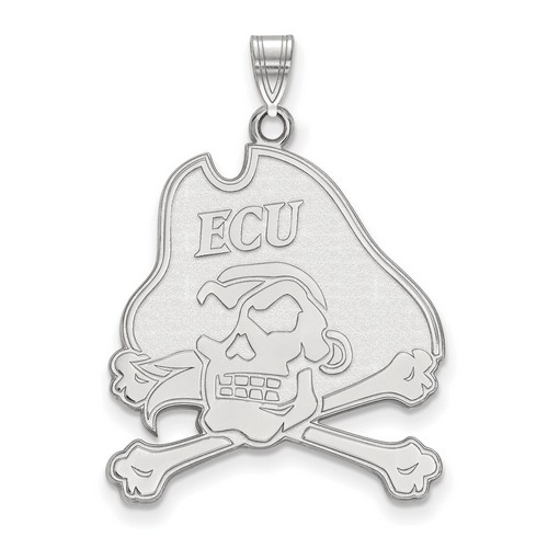 East Carolina University Pirates XL Pendant in Sterling Silver 4.15 gr