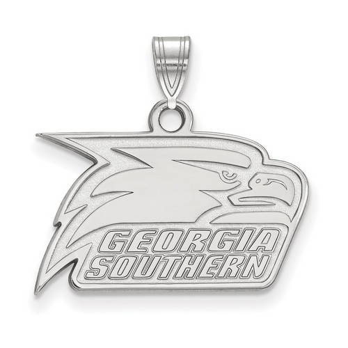 Georgia Southern University Eagles Small Pendant in Sterling Silver 2.57 gr
