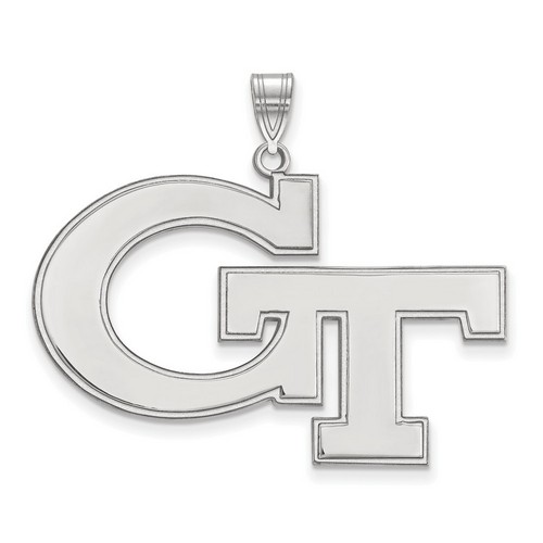 Georgia Tech Yellow Jackets XL Pendant in Sterling Silver 5.54 gr