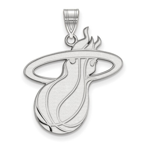 Miami Heat XL Pendant in Sterling Silver 2.66 gr