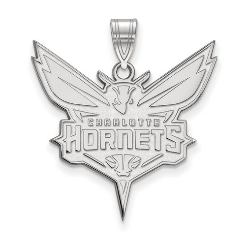 Charlotte Hornets XL Pendant in Sterling Silver 3.26 gr