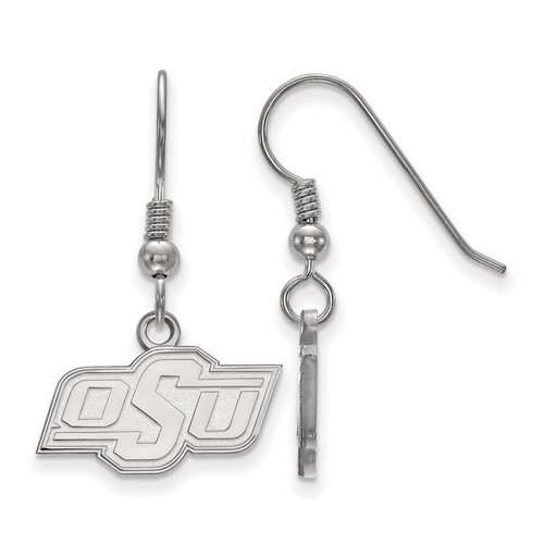 Oklahoma State University Cowboys XS Dangle Earrings in Sterling Silver 2.13 gr