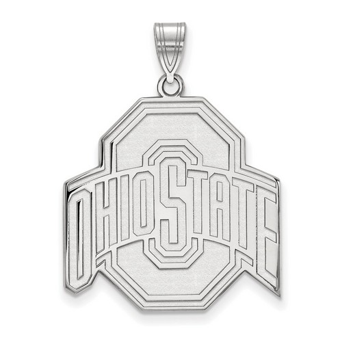 Ohio State University Buckeyes XL Pendant in Sterling Silver 5.25 gr