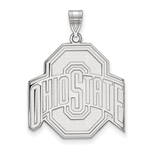 Ohio State University Buckeyes XL Pendant in Sterling Silver 5.25 gr