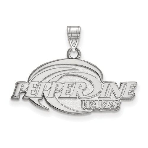 Pepperdine University Waves Small Pendant in Sterling Silver 2.57 gr