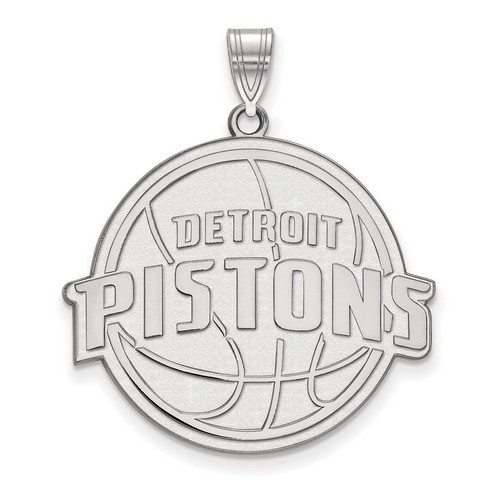 Detroit Pistons XL Pendant in Sterling Silver 5.61 gr