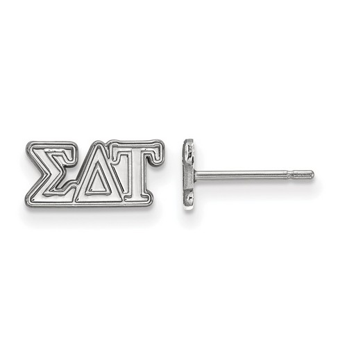 Sigma Delta Tau Sorority XS Post Earrings in Sterling Silver 1.03 gr