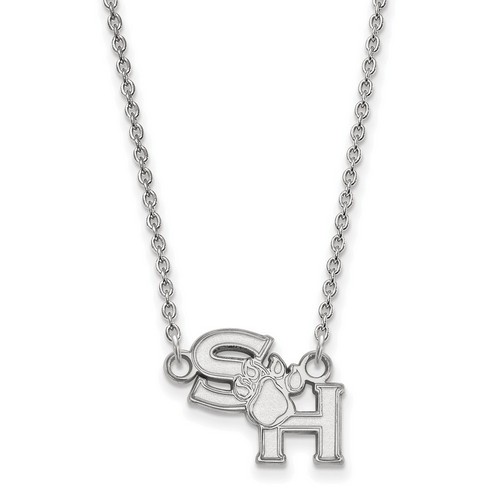 Sam Houston State University Bearkats Sterling Silver Pendant Necklace 2.92 gr