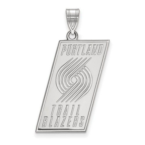 Portland Trail Blazers XL Pendant in Sterling Silver 4.08 gr