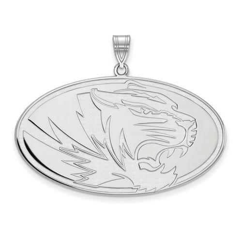 University of Missouri Tigers XL Pendant in Sterling Silver 7.28 gr