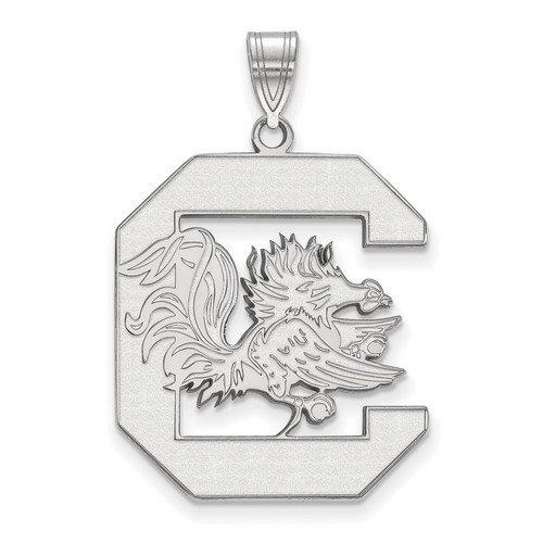 University of South Carolina Gamecocks XL Pendant in Sterling Silver 4.16 gr