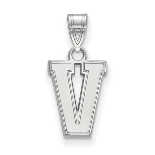 Vanderbilt University Commodores Small Pendant in Sterling Silver 1.05 gr