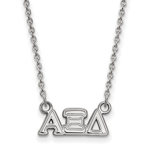 Alpha Xi Delta Sorority XS Pendant Necklace in Sterling Silver 2.54 gr