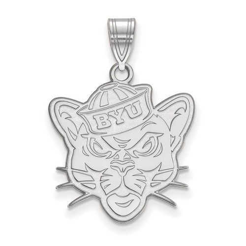 Brigham Young University Cougars Large Pendant in Sterling Silver 2.92 gr