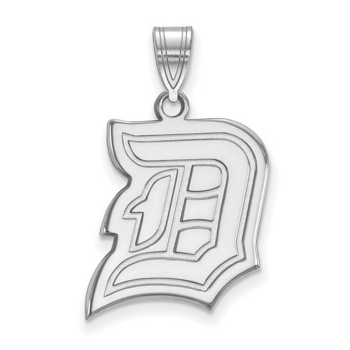 Duquesne University Dukes Large Pendant in Sterling Silver 2.93 gr