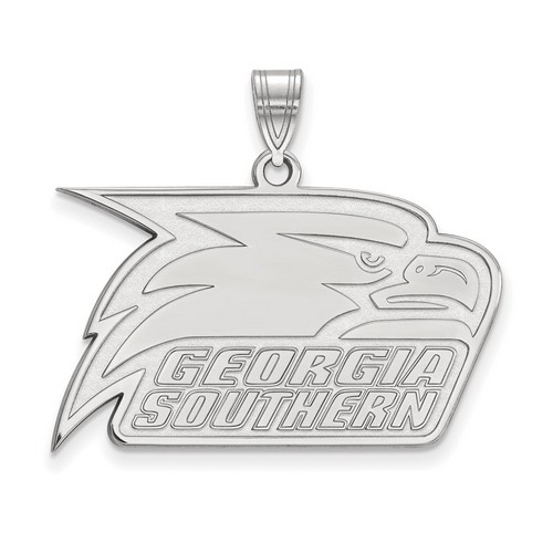 Georgia Southern University Eagles Large Pendant in Sterling Silver 5.61 gr