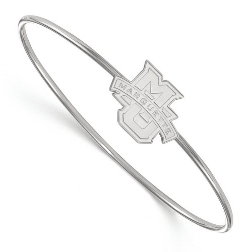 Marquette University Golden Eagles Slip-On Bangle in Sterling Silver 7.10 gr